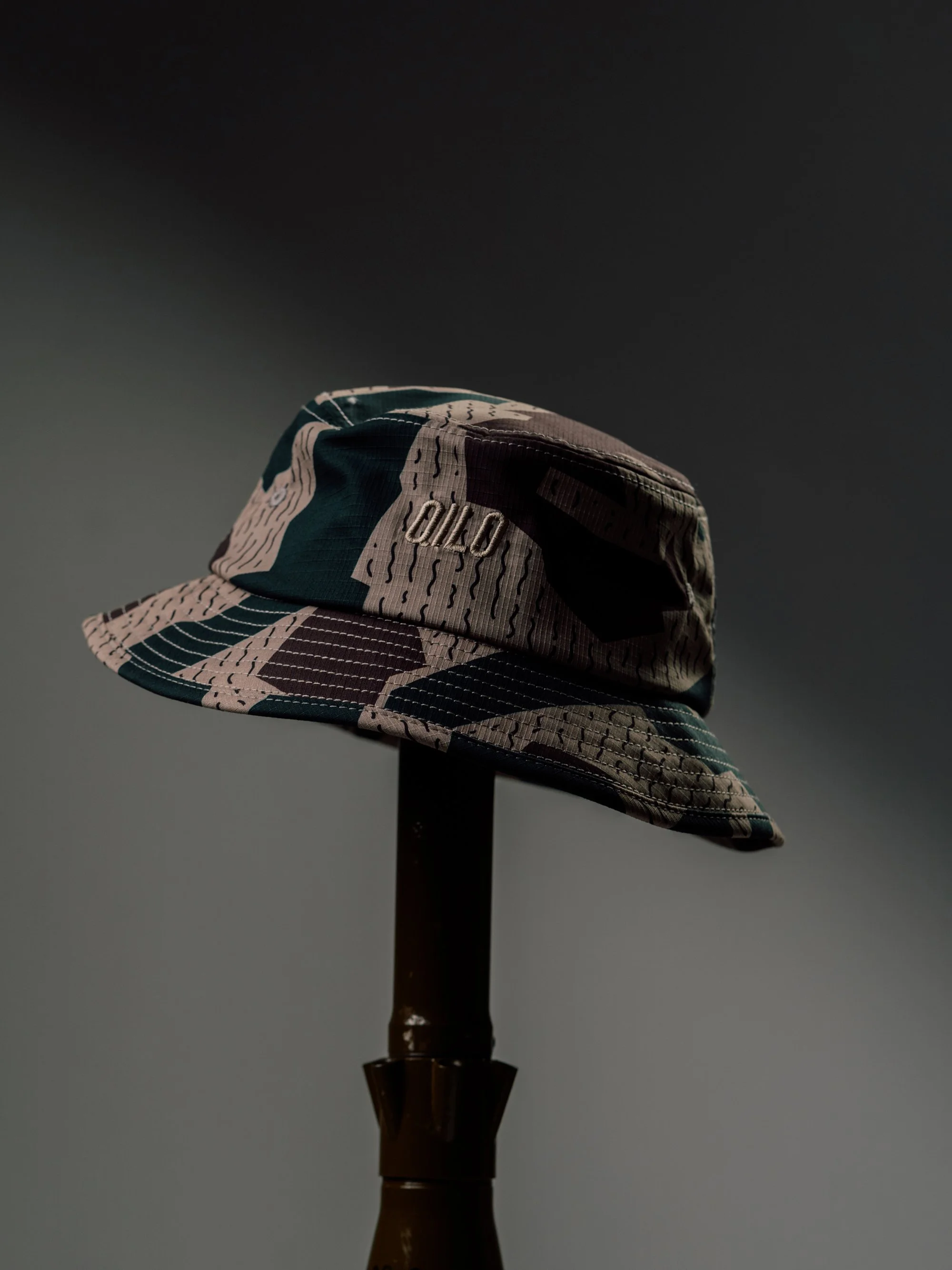 Bucket Hat in Bulgarian Splinter “Wetland” - QILO